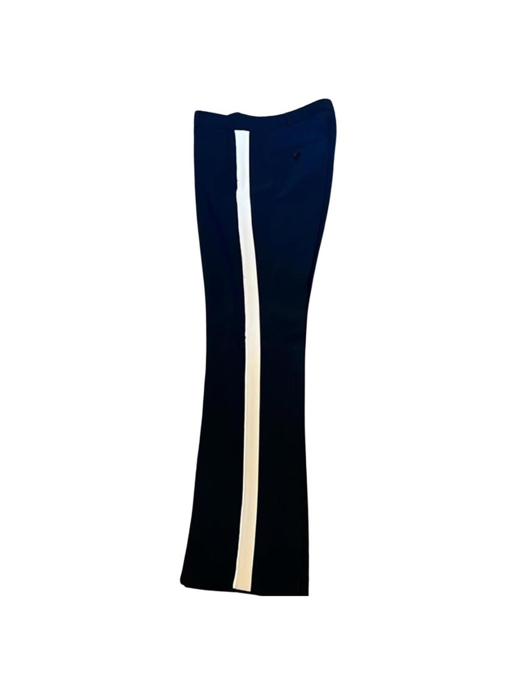 Banana Republic Navy Blue Logan Pants with Sport Stripe - Sz 6